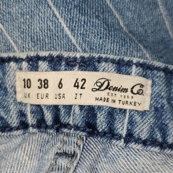 💜Hp💜Vintage  style Denim & co pinstripes jeans - Picture 6 of 7